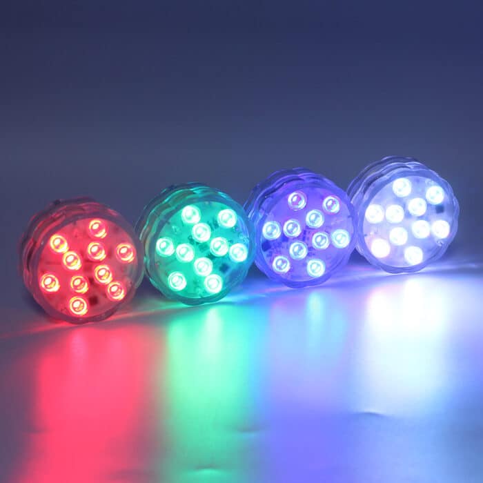 DMX512 RF remote controlled led puck