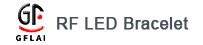 Best Selling Remote Controlled LED Bracelets From RFbracelet.com Logo