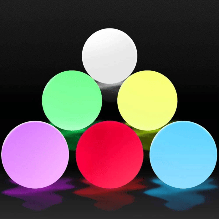 3-Inch LED Orb Light Remote Control